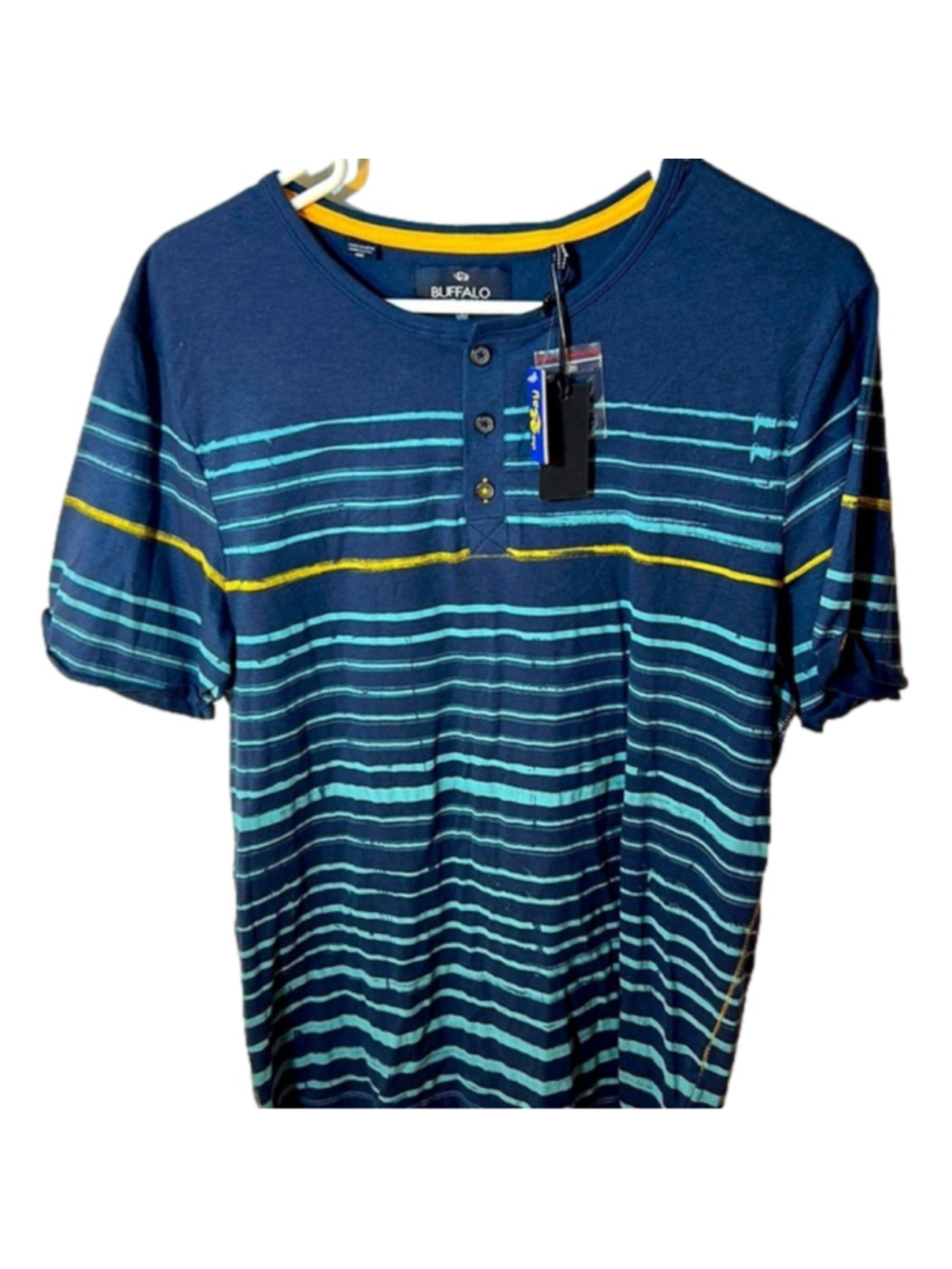 NWT Buffalo David Bitton Striped T-Shirt Medium